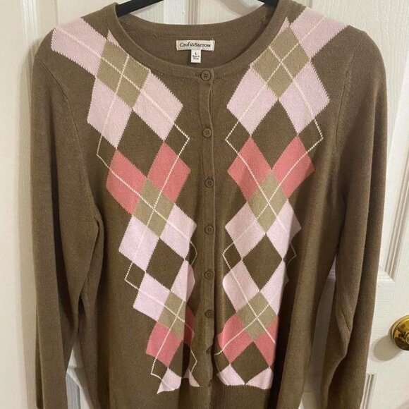 Brown and Pink Cardigan - Picture 1 of 3